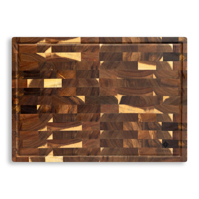 Sophior Snijplank van acacia hout kopshout groot 3201960 large