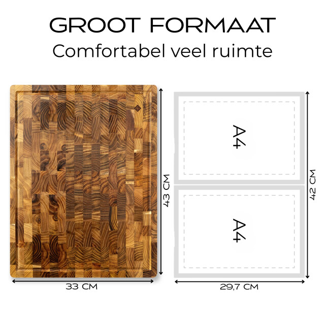 Sophior Hakblok van teak hout 3201956 large