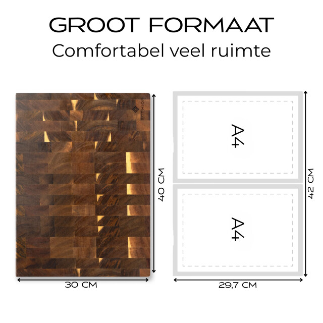 Sophior Hakblok acacia hout 3174500 large