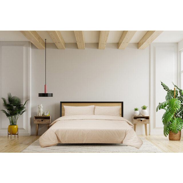 DoubleDry Dekbedovertrek 100% natuurlijk katoen tweepersoons 200x200/220 cm + 2902327 large