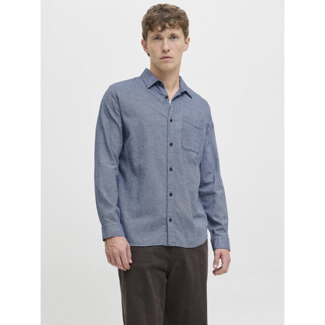 Jack & Jones Jjeclassic melange shirt l/s noos 12278416 large