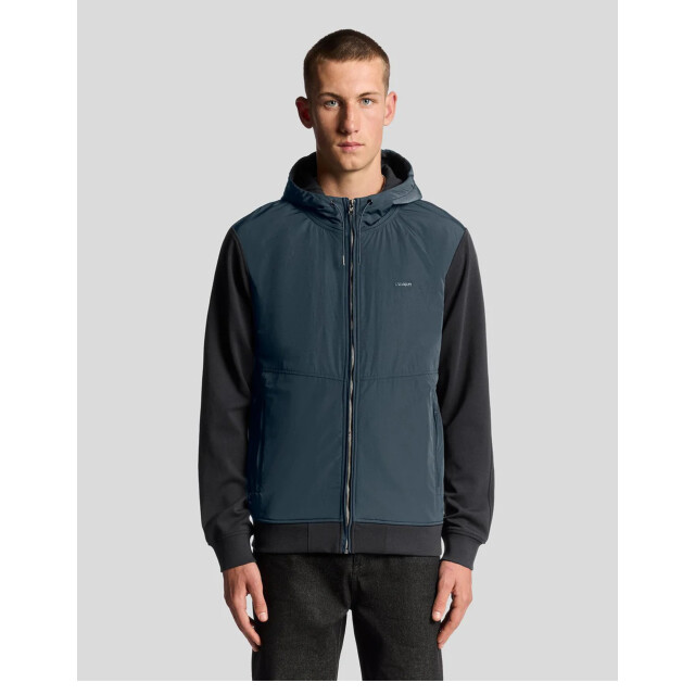 Lyle and Scott Lyle&scott half raglan hybird hoodies ml2330v ML2330V large