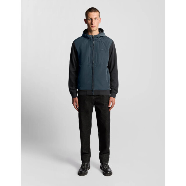 Lyle and Scott Lyle&scott half raglan hybird hoodies ml2330v ML2330V large