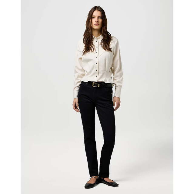 Wrangler Femme peplum shirt white 112370781 large