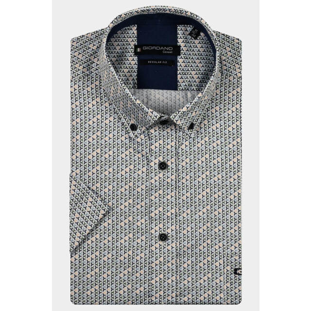 Giordano Casual hemd korte mouw league short sleeve button do 516019/70 188516 large