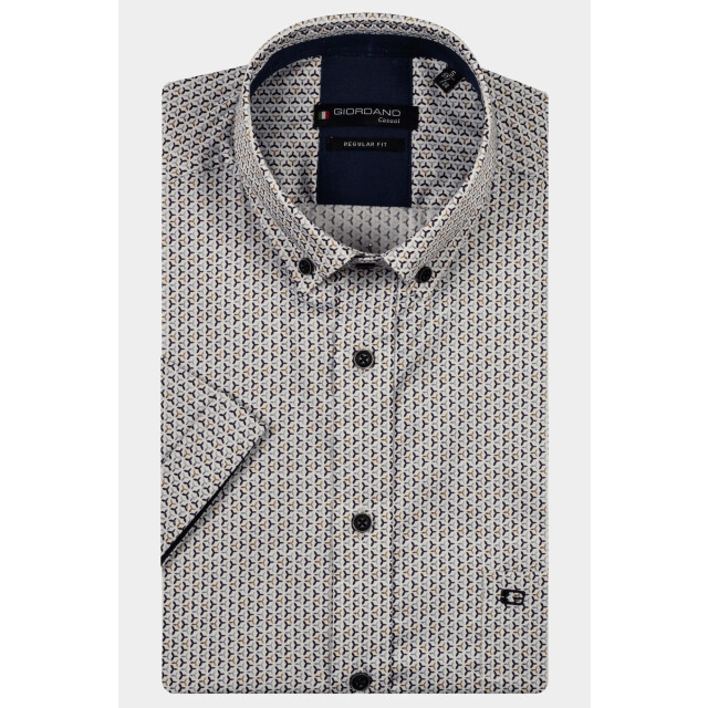 Giordano Casual hemd korte mouw league short sleeve button do 516019/60 188515 large