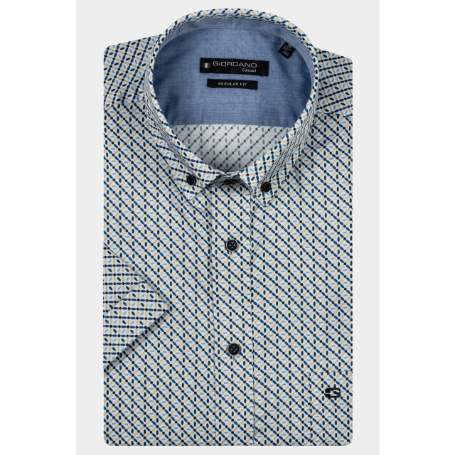 Giordano Casual hemd korte mouw league short sleeve button do 516012/60 188507 large