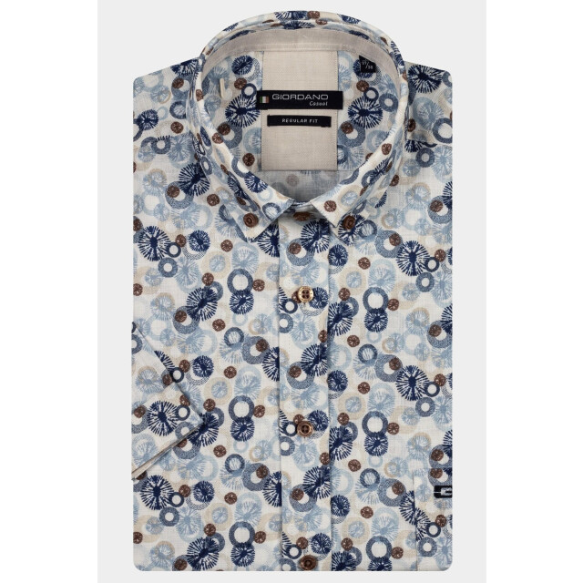 Giordano Casual hemd korte mouw league short sleeve button do 516039/60 188557 large