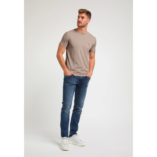 Gabbiano Heren shirt 152713 4445 taupe Gabbiano 152713 4445Taupe large