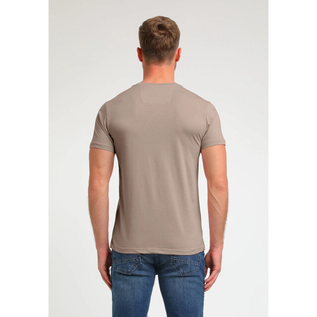 Gabbiano Heren shirt 152713 4445 taupe Gabbiano 152713 4445Taupe large