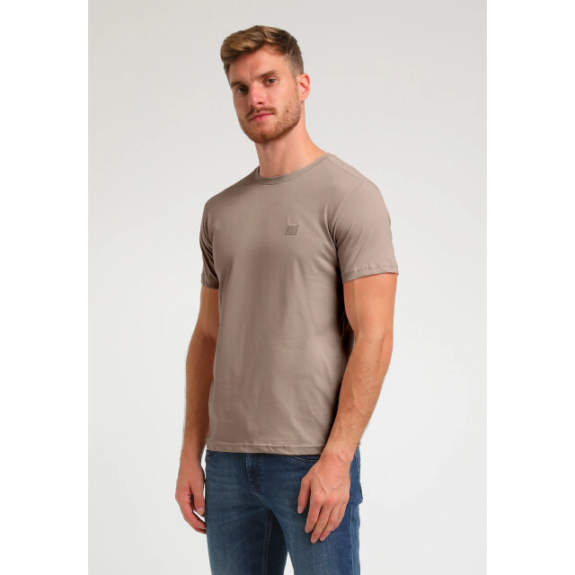 Gabbiano Heren shirt 152713 4445 taupe Gabbiano 152713 4445Taupe large
