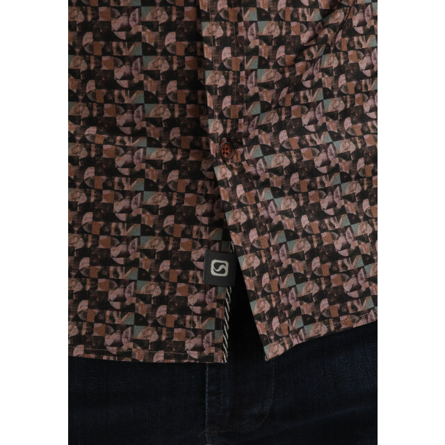 Gabbiano Heren overhemd 335735 5702 oak brown Gabbiano Overhemd 335735 5702OakBrown large