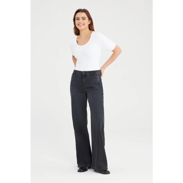 Cup of Joe Maxine wide leg jeans black vt COJ Maxine BlackVT large