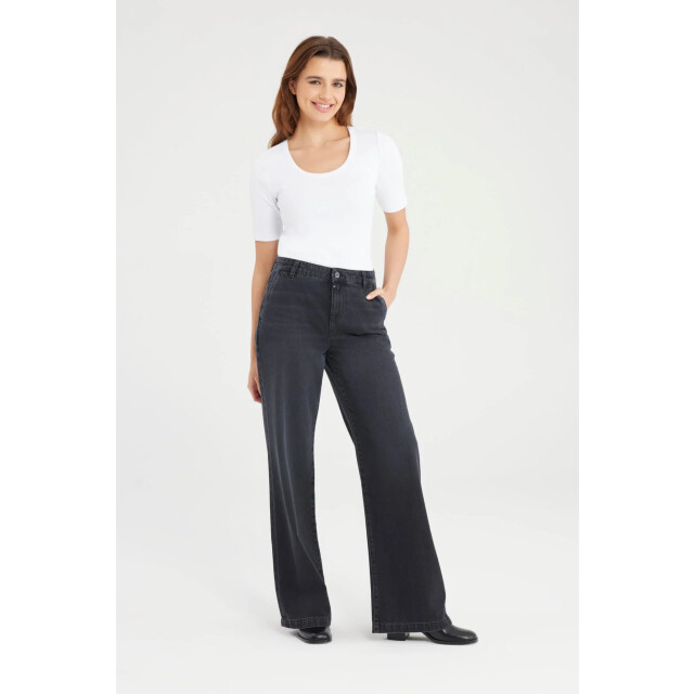 Cup of Joe Maxine wide leg jeans black vt COJ Maxine BlackVT large