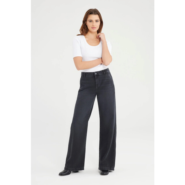 Cup of Joe Maxine wide leg jeans black vt COJ Maxine BlackVT large
