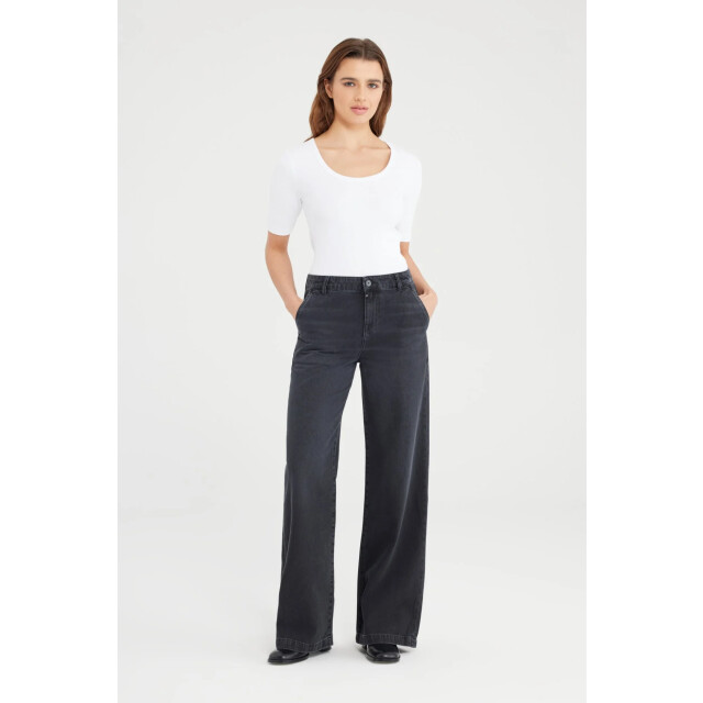 Cup of Joe Maxine wide leg jeans black vt COJ Maxine BlackVT large