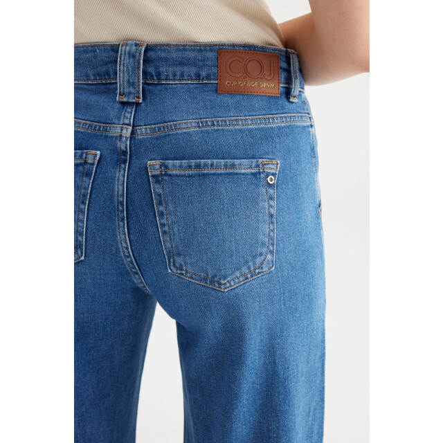 Cup of Joe Lulu wide leg jeans medium blue COJ Lulu MediumBlue large