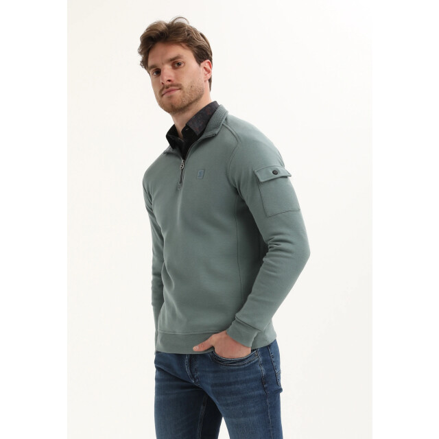 Gabbiano Heren sweater 775776 5703 teal blue Gabbiano Sweater 775776 5703TealBlue large