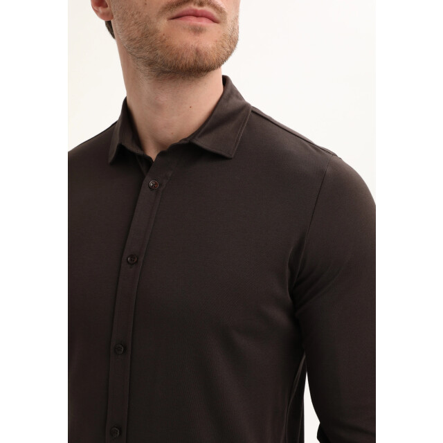 Gabbiano Heren overhemd 333510 5702 oak brown Gabbiano 333510 5702OakBrown large