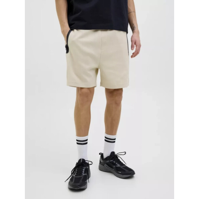 Jack & Jones 12273304 gordon moonbeam color heren fusion tricot short Moonbeam/12273304 Gordon large