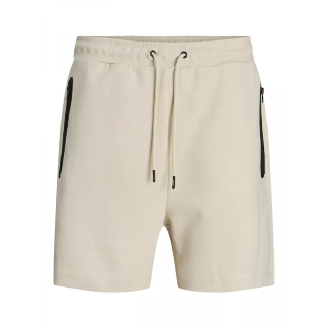 Jack & Jones 12273304 gordon moonbeam color heren fusion tricot short Moonbeam/12273304 Gordon large