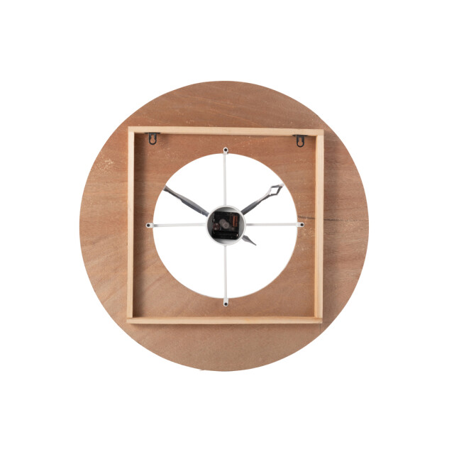 J-Line Clock sodi mdf natural/white 52508 large