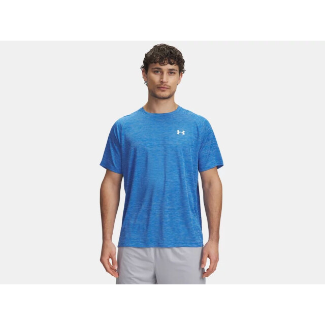 Under Armour ua tech textured ss-blu sport t-shirt korte mouw heren - 072360_200-L large