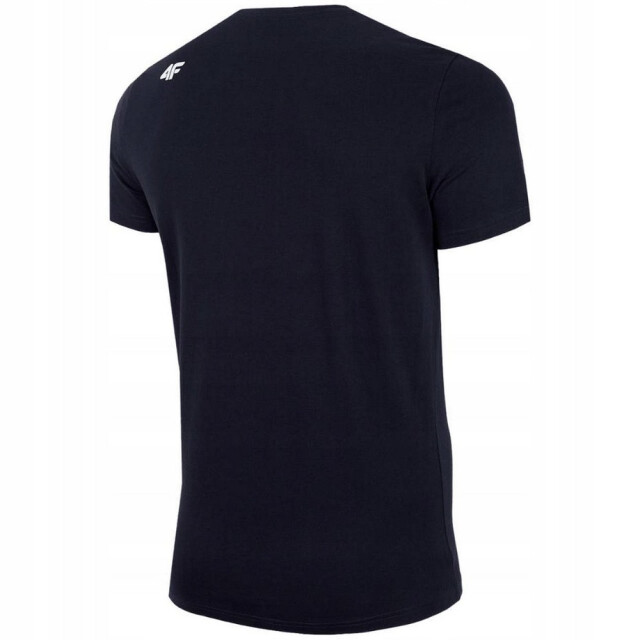 4F Heren h4z22 logo regular t-shirt UTPP1745_navyblue large