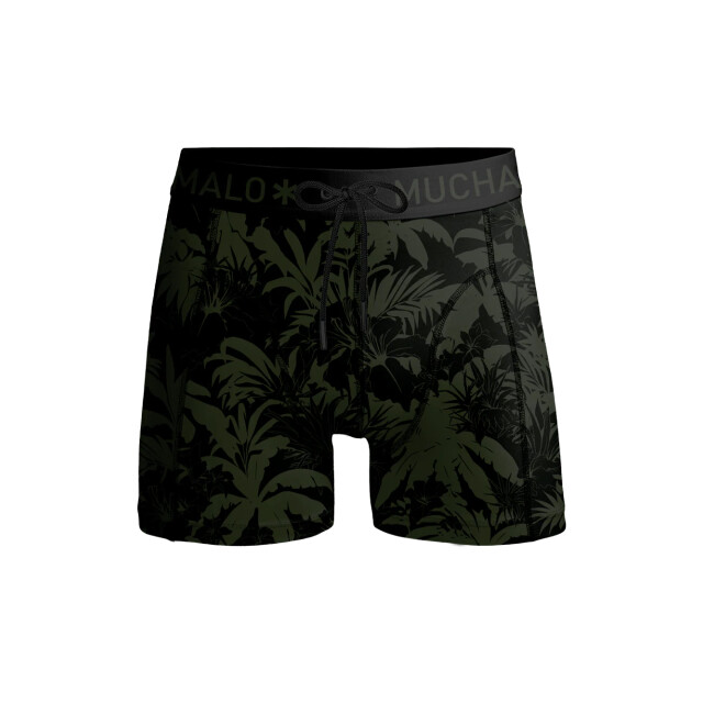 Muchachomalo Heren strakke zwembroek blauw PALMTREES2034-01 large