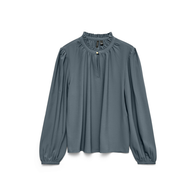 Vero Moda Vmani ls frill top wvn ga 10334521 large