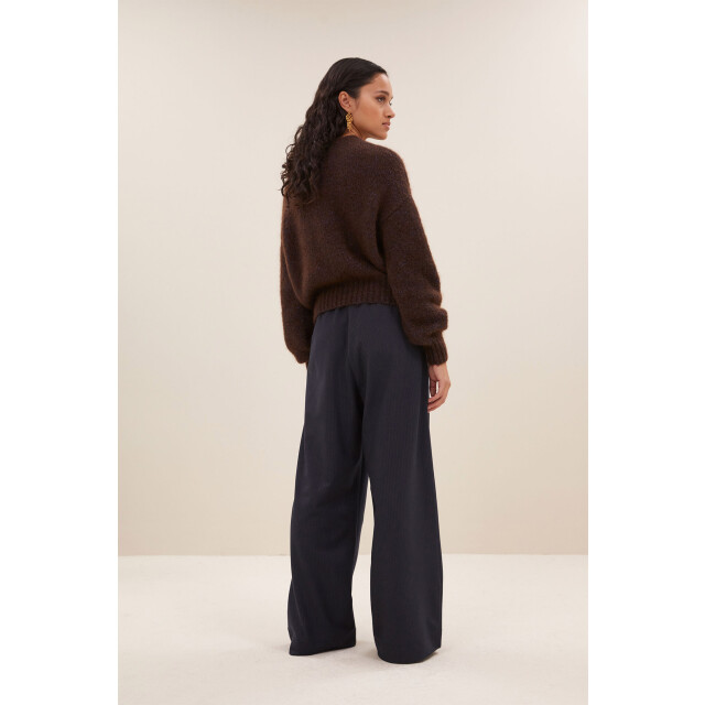 By-Bar Amsterdam Sonny sparkle pullover dark brown 25515007-785 large