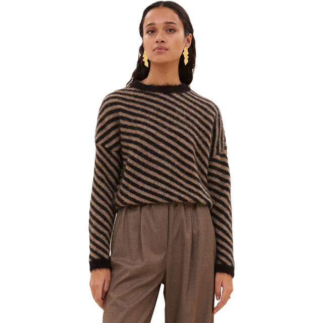 By-Bar Amsterdam Diagonal natural pullover biscuit 25515018-730 large