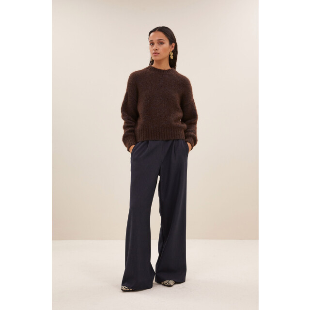 By-Bar Amsterdam Sonny sparkle pullover dark brown 25515007-785 large