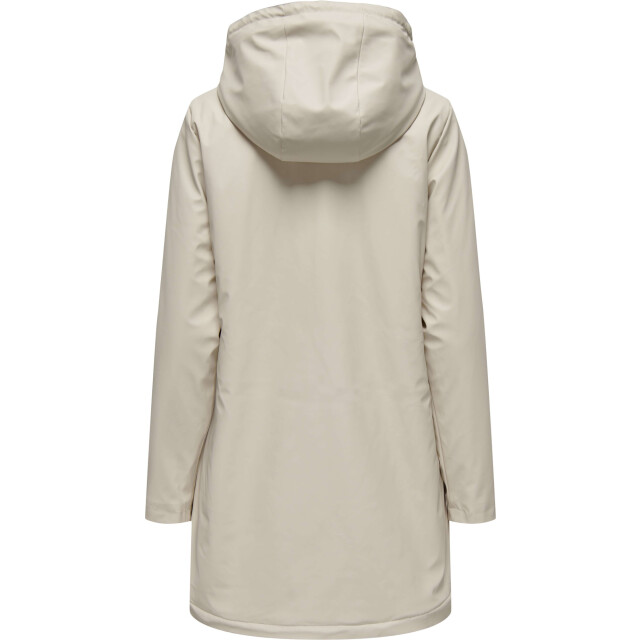 Only Onlsally raincoat otw noos oatmeal/white teddy 15206116-177935001 large