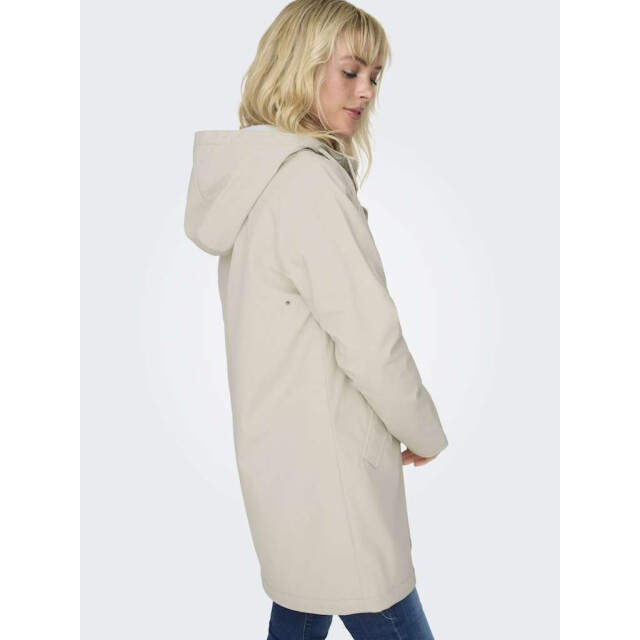 Only Onlsally raincoat otw noos oatmeal/white teddy 15206116-177935001 large