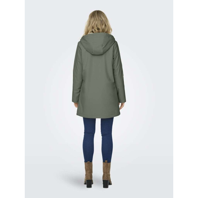 Only Onlsally raincoat otw noos castor gray/white te 15206116-222934001 large