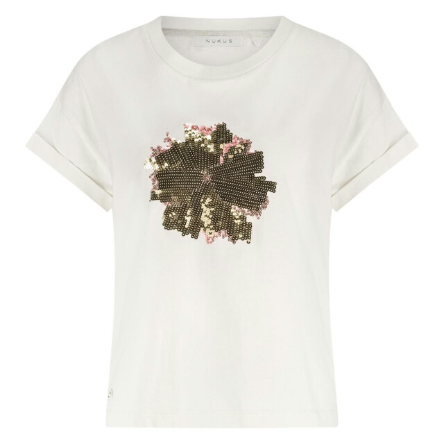 Nukus nkf04004 rimona shirt paillet flower NKF04004 large
