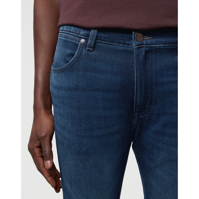 Wrangler Larston heren slim-fit jeans fog WRANGLER 112372934 Larston Fog large