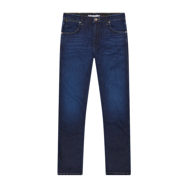 Wrangler Greensboro heren regular straight-fit jeans rustic navy WRANGLER 112370720 Greensboro RusticNavy large