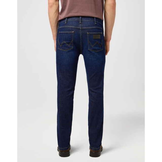 Wrangler Greensboro heren regular straight-fit jeans rustic navy WRANGLER 112370720 Greensboro RusticNavy large