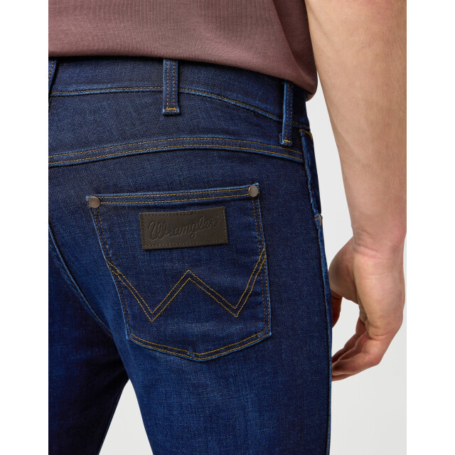 Wrangler Greensboro heren regular straight-fit jeans rustic navy WRANGLER 112370720 Greensboro RusticNavy large