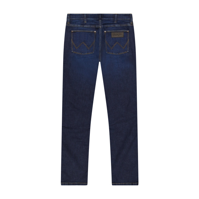 Wrangler Greensboro heren regular straight-fit jeans rustic navy WRANGLER 112370720 Greensboro RusticNavy large