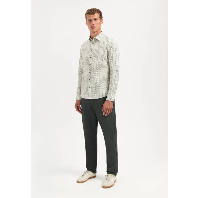 No Excess Heren overhemd 29450708 052 dark green No Excess 29450708 052DarkGreen large
