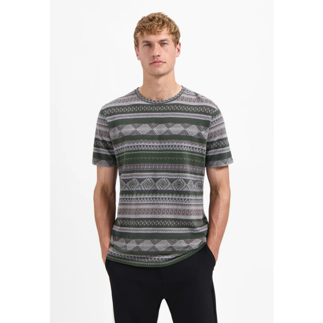 No Excess Heren shirt 29350714 102 grey melange No Excess Shirt 29350714 102GreyMelange large