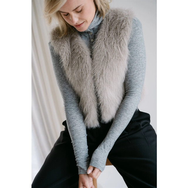 Aimee The Label shirt km isla grey 06011.940.0023 large