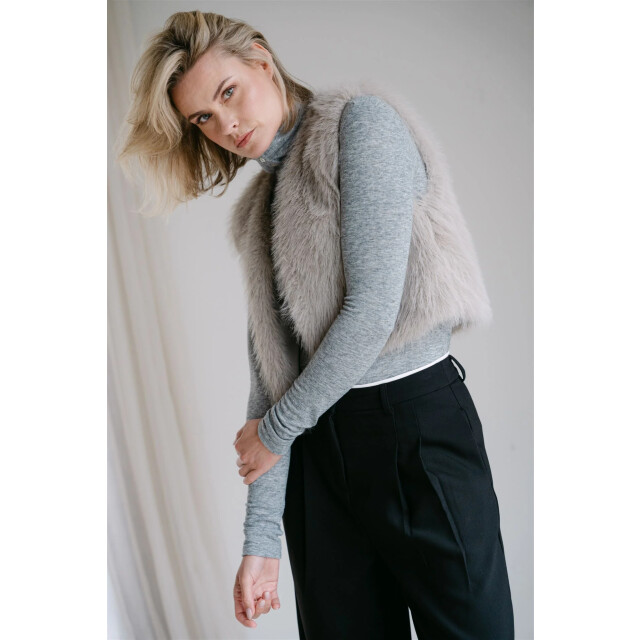Aimee The Label shirt km isla grey 06011.940.0023 large