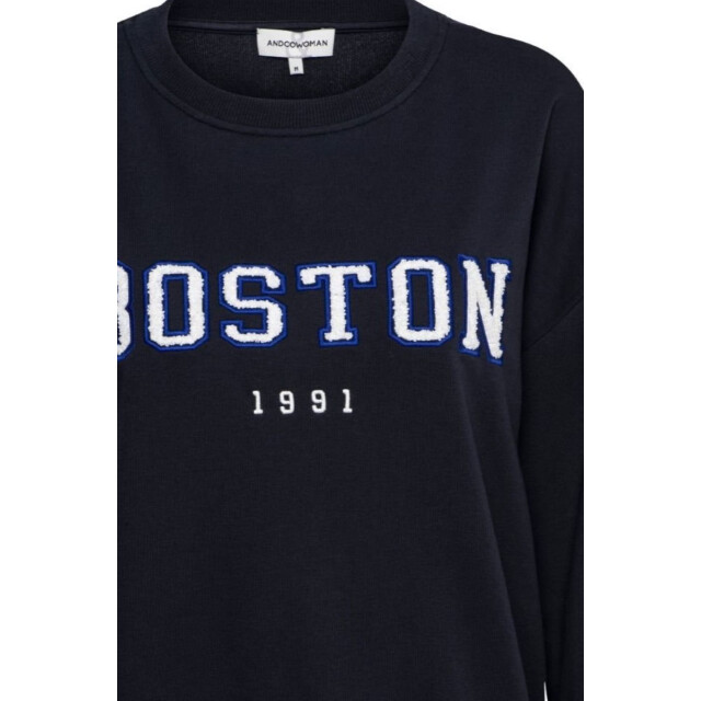 &Co Woman Boston blauw &Co woman Boston blauw large