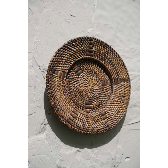 Bazar Bizar The jasmine plate brown s BARA003Br-S-30 large