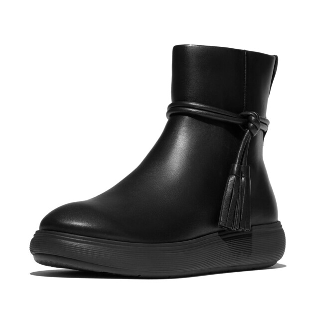 FitFlop Iq-comff tassel leather short boots E3A large