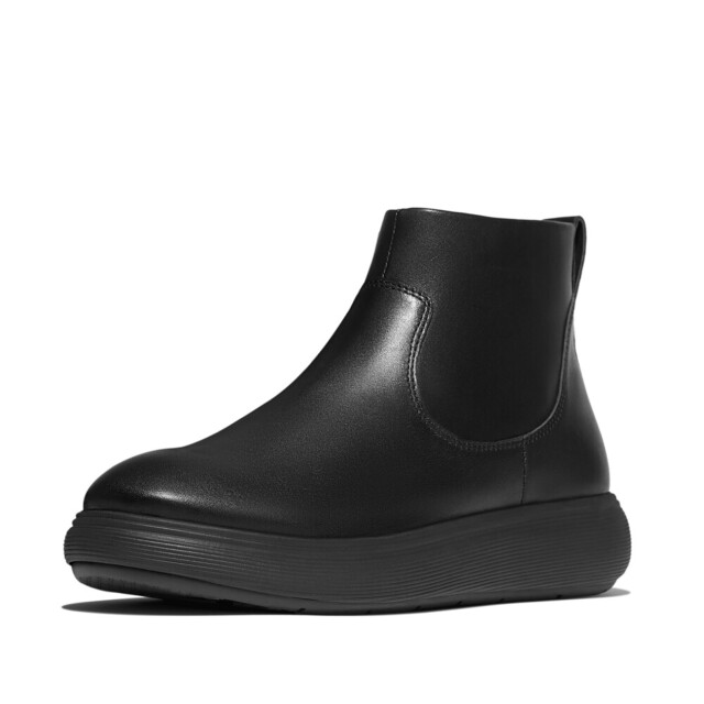 FitFlop Iq-comff leather zip ankle boots E2Z large
